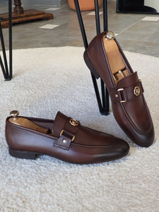 Ross Sardinelli Inject. Leather Brown Leather Shoes