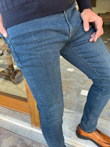 Trent Slim Fit Blue Jeans