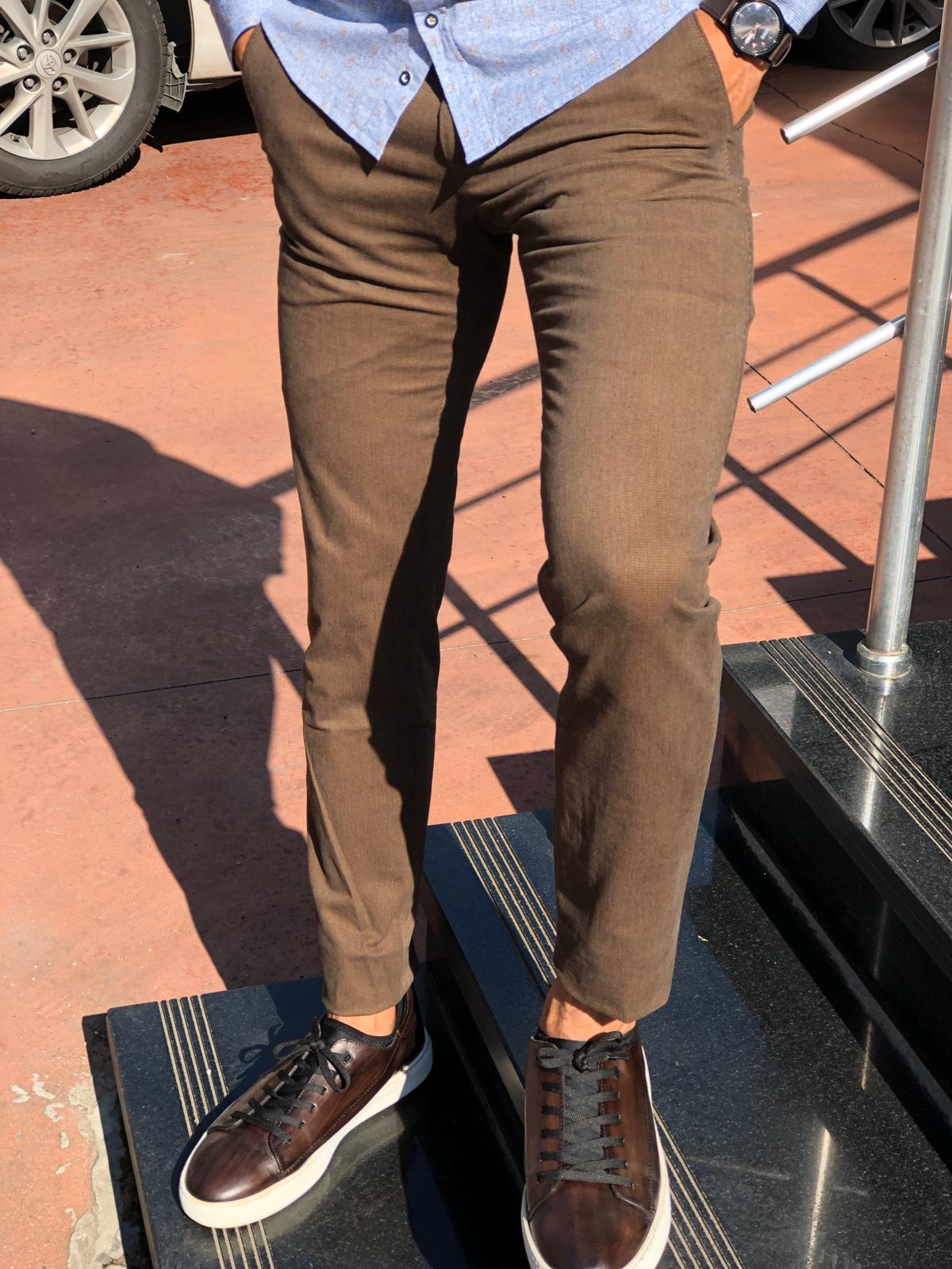 ASOS DESIGN super skinny suit pants in brown | ASOS