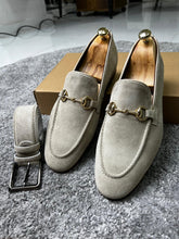 Load image into Gallery viewer, Madison Special Edition Neolite Suede Beige Leather Loafer
