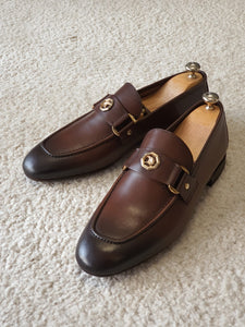 Ross Sardinelli Inject. Leather Brown Leather Shoes