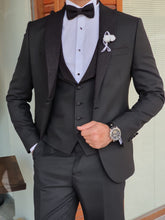 Load image into Gallery viewer, Chase Special Edition Dovetail Black Slim Fit Tuxedo
