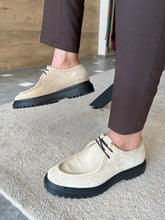 Load image into Gallery viewer, Lars Special Edition Eva Sole Beige Suede Shoes
